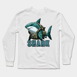 Tactical Shark Long Sleeve T-Shirt